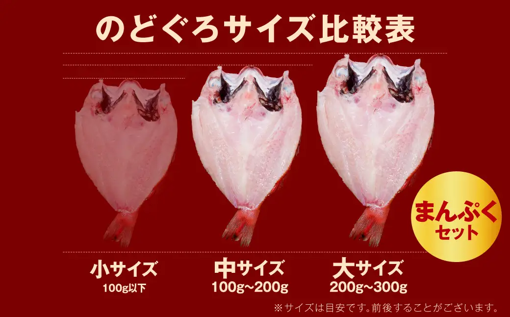 のどぐろ専門店シーライフ シーライフ のどぐろ一夜干し5～6枚で計1.3kg「まんぷくセット」 アカムツ 魚 干物 干もの 一夜干し セット 詰め合わせ 小分け 個包装 産地直送 人気 贈り物 贈答 ギフト 【005_0116】