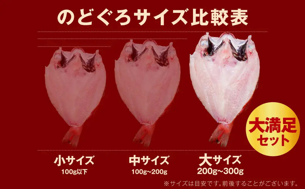 【大満足！産地直送 肉厚ジューシーな のどぐろ！】のどぐろ一夜干し5～6枚で計1.5kg「大満足セット」 アカムツ 干物 干もの セット 詰め合わせ 個包装 贈答 ギフト 贈り物 【005_0117】