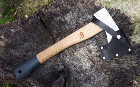 アウトドア グッズ 斧 土佐打刃物 ( 全長33cm ) クラム ハチェット オーチョキャンプ