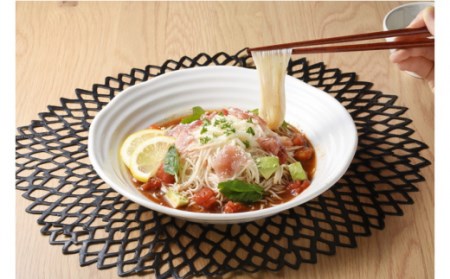 トマトバジルそうめん 2人前 ・万能調味料あごだしスープ 4袋 / そうめん 素麺 乾麺 トマト バジル あごだし 2000円 2000 / 南島原市 / ふるせ [SAQ008]