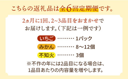 【6回定期便 隔月】フルーツ定期便 [SCZ016] 