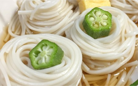 島原 手延べ 素麺 水晶の光  5kg（250g×20P） / そうめん 南島原市 / 本村製麺工場 [SCP004]