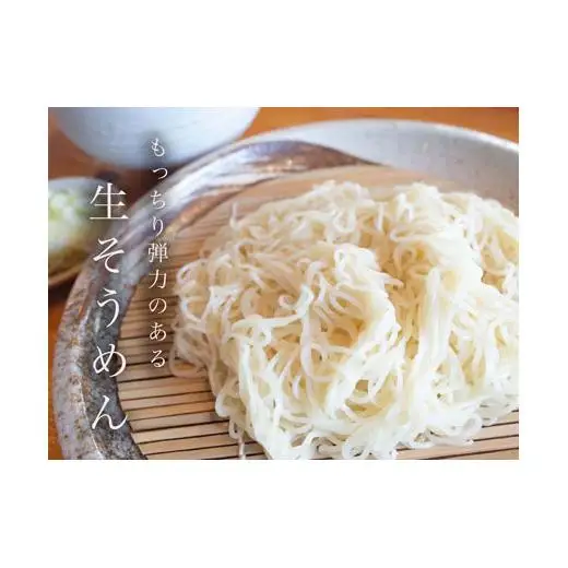 これぞ本物の生の味!元祖生そうめん4食×1箱（鮭節冷つゆ味×4）【16114】