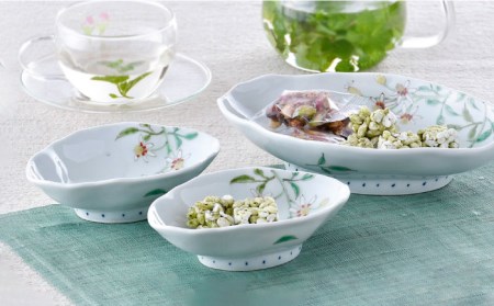【波佐見焼】仙人草 深鉢・小鉢 3点セット 食器 皿 【藍水】 [GB33]  波佐見焼