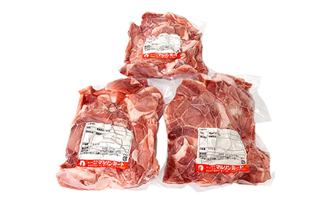 【 6ヶ月 連続 お届け 】 国産 豚肉 こま切れ 1.5kg ( 500g × 3 ) 小分け 冷凍