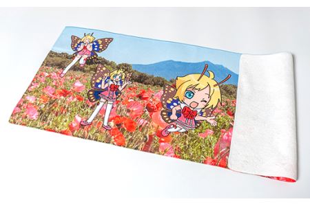 シモンちゃん フェイスタオル 昇華転写プリント 【 キャラクタータオル タオルグッズ 茨城タオル 下妻タオル 】