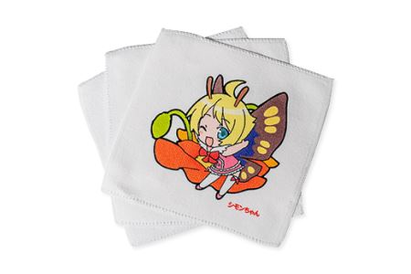 シモンちゃん ミニハンカチ 3枚セット ( 昇華転写プリント )【 キャラクターハンカチ ハンカチグッズ 茨城ハンカチ 下妻ハンカチ 】