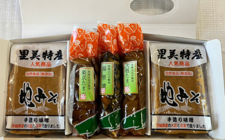 【漬物 種類指定可】たまり漬け・茨城県産 手作り味噌(700g 2個)・ 地場産の野菜使用 里美のたまり漬け(180g 3個 / 胡瓜たまり 辛入り胡瓜たまり 福里漬 大根たまり 楽京たまり ごまちゃん) | 味噌 みそ