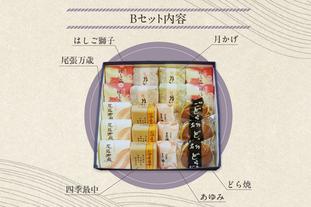 郷土菓子　詰め合わせBセット 和菓子 最中 もなか どら焼き どらやき 詰合せ 詰合せ 詰め合わせ 土産 手土産 おみやげ ギフト 贈り物 プレゼント お菓子 おやつ スイーツ ご当地スイーツ おもてなし 銘菓 お取り寄せ 愛知県 知多市 特産品