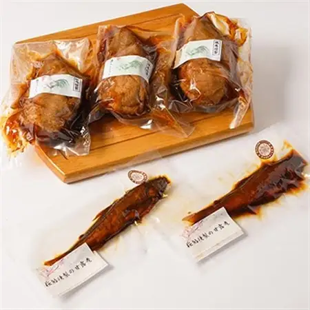 桜鮎の燻製甘露煮2尾と特製鶏チャーシュー3個セット【配送不可地域：離島】【1211190】