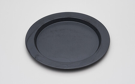 2016/ TY Rim Plate Set BK【2016/オリジナル】有田焼 食器 器 皿 中皿 リム皿 プレート 2枚 ブラック シンプル AA50-319
