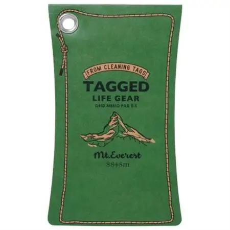 耐洗紙メモ、ノート【TAGGED　LIFEGEAR】　6種類セット(L)×2【1328381】