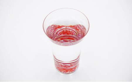 杯（クリスタル）石垣（貝入）朱 酒器 工芸品 ガラス 高岡漆器 あわび貝 漆 螺鈿ガラス 持ちやすく シンプル 神秘的 輝き きれい おしゃれ  FAD-0992