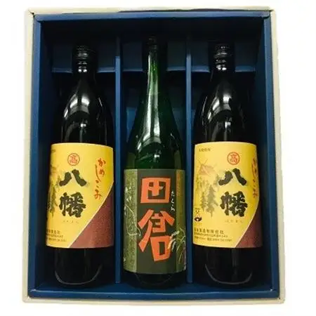 焼酎 八幡900ml×2本・田倉720ml 化粧箱入【1186034】