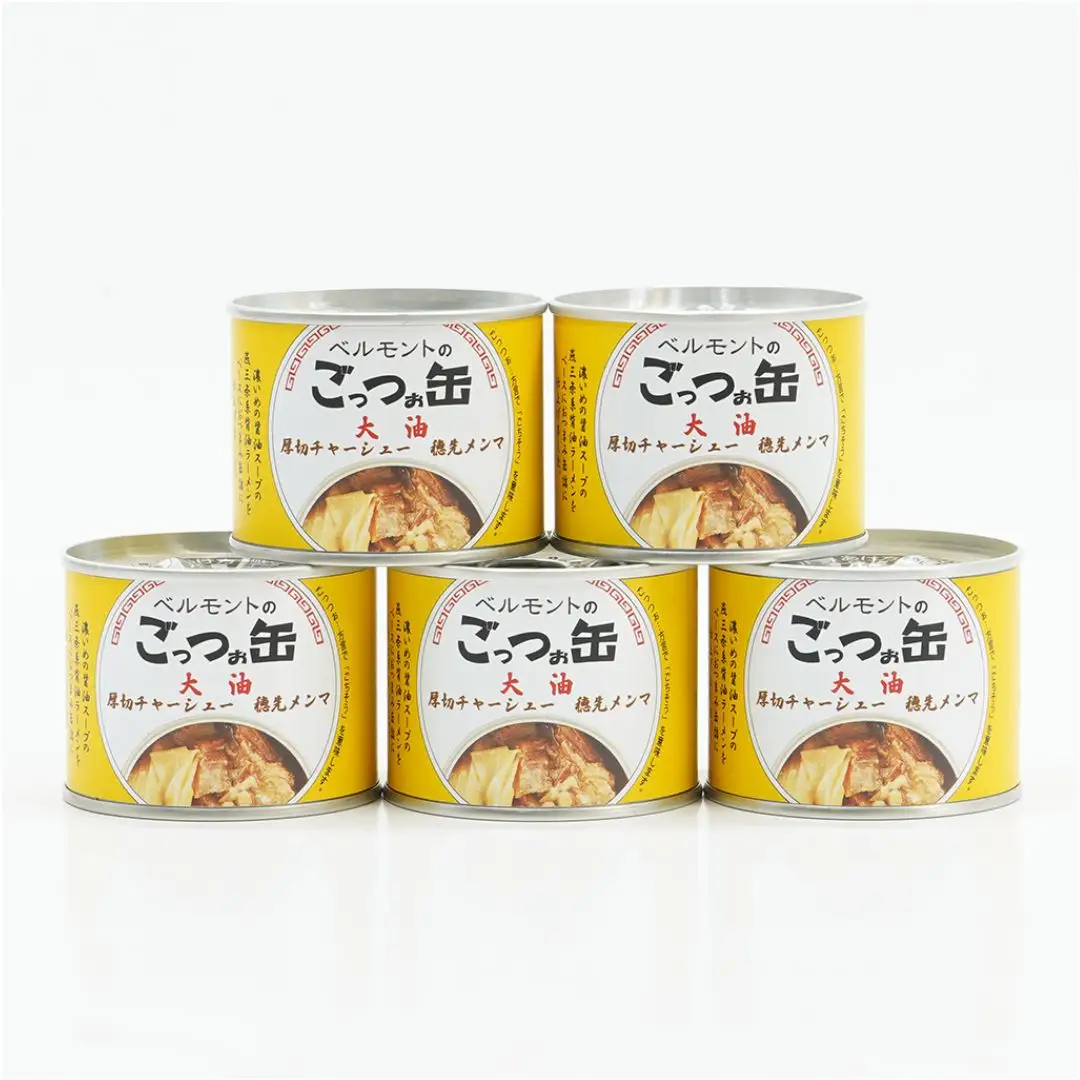 [ベルモント] ベルモントのごっつぉ缶~チャーシューメンマ大油~ 5個セット 防災 防災グッズ 防災用品 【013S033】