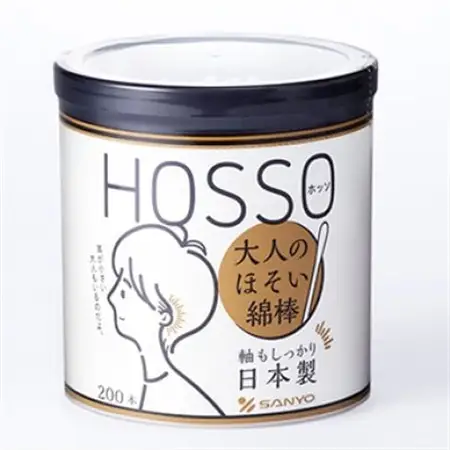 HOSSO 大人のほそい綿棒 200本×60個_雑貨・日用品  日用品 _【1344648】