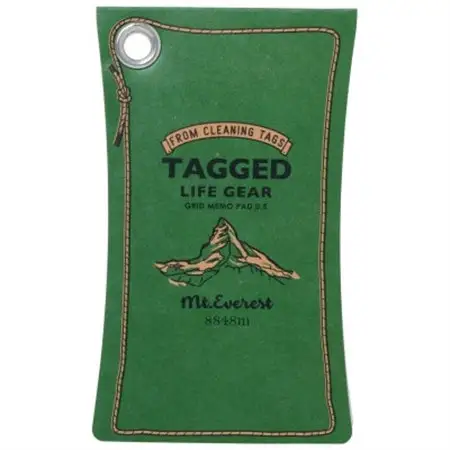 耐洗紙メモ、ノート【TAGGED　LIFEGEAR】　6種類セット(S)【1328321】