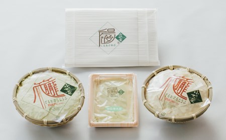 ふうせつ花セット【豆腐2種＋湯葉2種】 ／ 豆腐 湯葉 詰め合わせ 詰合せ 大豆 ざる豆腐 おぼろ豆腐 とうふ 味比べ 食べ比べ ゆば おかず 総菜 惣菜 お取り寄せ 贈り物 お土産 セット グルメ 低カロリー 人気 おすすめ オススメ 【ふうせつ花】