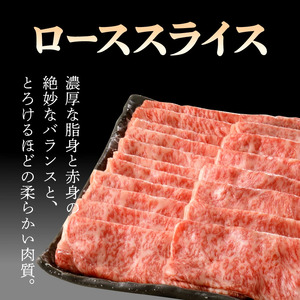 宮崎牛 ローススライス400g N0140-YB134