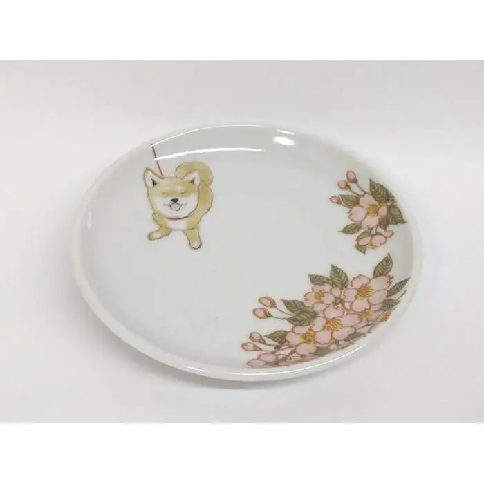 豆皿セット ワンちゃんのお散歩 九谷焼