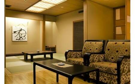 【新安比温泉 静流閣】 1日1室限定の贅沢「森のスイート藍」特別プラン ペア宿泊券 1泊2食付 ／ スイートルーム スイート ペア 2名様 温泉宿 宿泊 ホテル 旅行 観光 トラベル 旅 お泊り 一泊二食 1泊2食 家族旅行 夫婦 カップル おすすめ