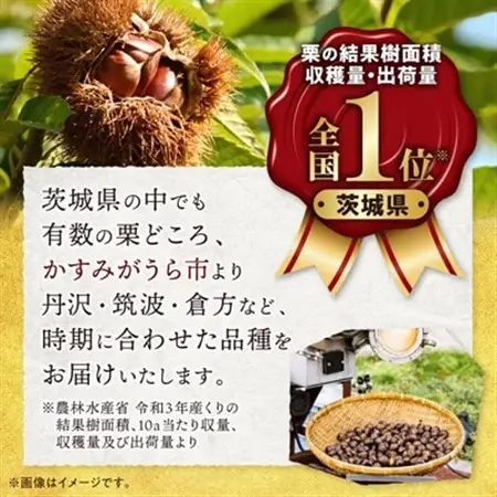 かすみがうら市産　焼き栗　250g×4袋　(冷凍)_果物・フルーツ 栗  くり クリ_【配送不可地域：離島】【1350919】