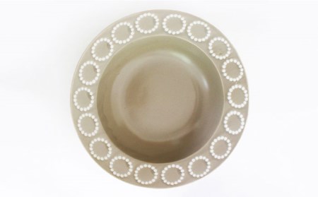 【波佐見焼】サークルリング カフェオレ・桜シフォン ボウル 大 2点セット 食器 皿 【陶芸ゆたか】 [VA106]  波佐見焼