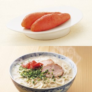 [辛子明太子・豚骨ラーメン]ふくや　明太子とラーメン詰合せ【013-0010】