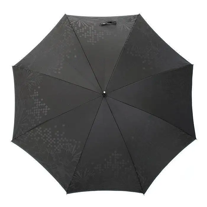 槙田商店【紳士長傘】monotone 花《晴雨兼用》