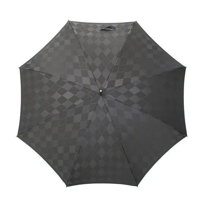 槙田商店【紳士長傘】monotone アーガイル《晴雨兼用》