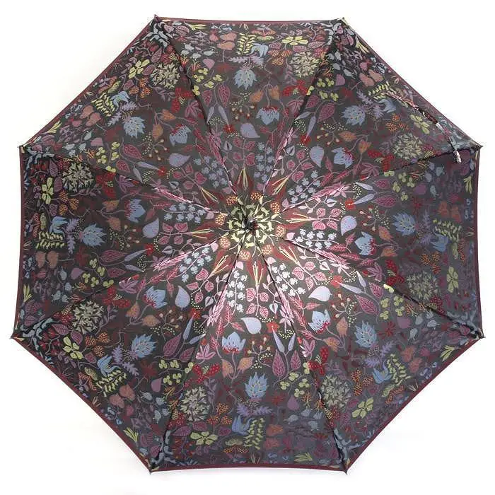 槙田商店 長傘 スティグリンドベリ【HERBARIUM】レッド(ハーバリウム) 晴雨兼用