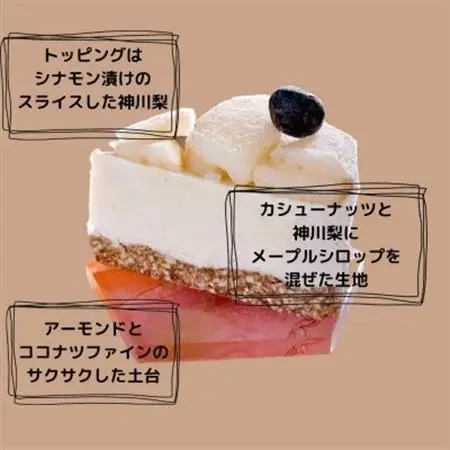 神川梨のローホールケーキとカップアイス【配送不可地域：離島】【1345927】