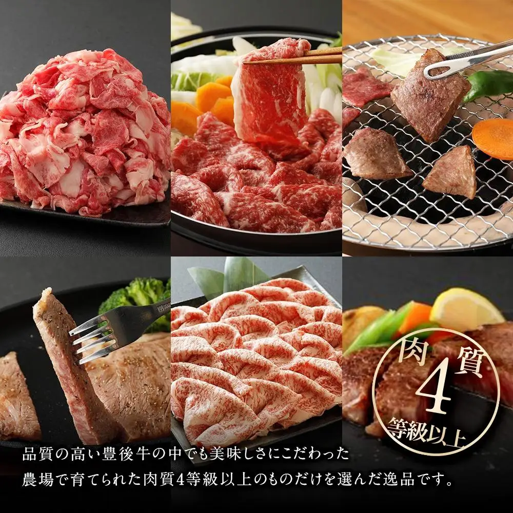 【6回定期便】【おおいた和牛】食べ尽くし大満足コース 総計3.5kg｜ 肉質4等級以上 こだわりの逸品 | 牛肉定期便