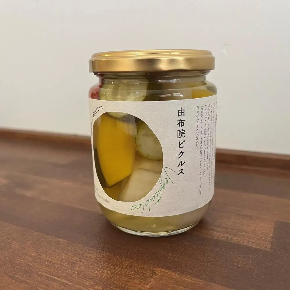 【由布院 草庵秋桜 四季工房】手づくりピクルス（ダイコン・キュウリ・パプリカ）4本セット | ピクルス