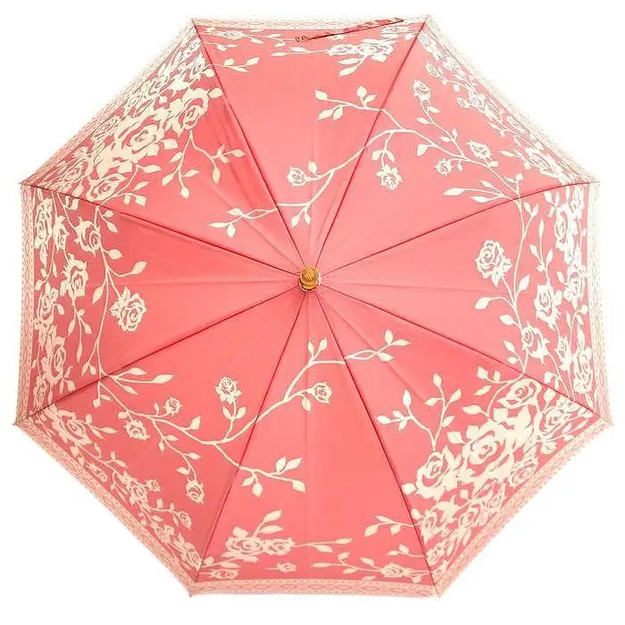 槙田商店【晴雨兼用】長傘 kirie バラ：フレンチレッド