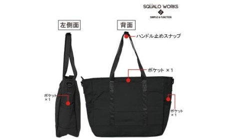 W ZIPトートバッグ オリーブ BR005 OL 16L