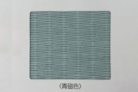 半畳 縁なし置き畳 1枚 へりなし畳 フロア畳 ユニット畳 システム畳 い草 防音対策 青磁色