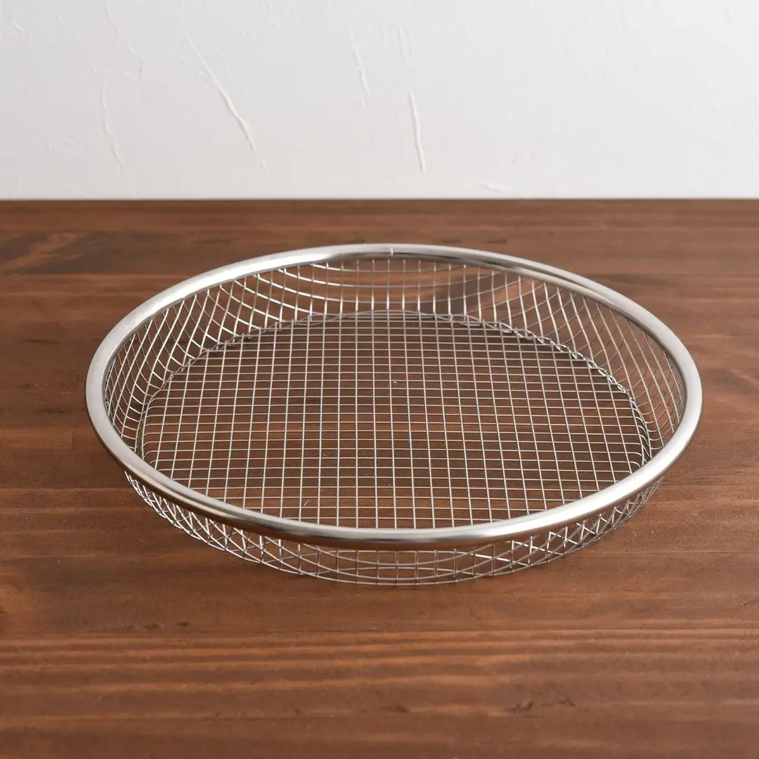 お皿のざる22cm 3点セット 燕三条製 アーネスト 逸品物創 キッチン用品 調理器具 新生活 ザル