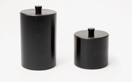 茶筒 キャニスター canister-S 黒 密閉容器 アルマイト加工商品 日本製 キッチン用品 キッチングッズ 職人 技巧 開閉 和風 洋風 お茶 茶葉 お茶っぱ コーヒー 豆 粉 収納 ブラック シンプル 