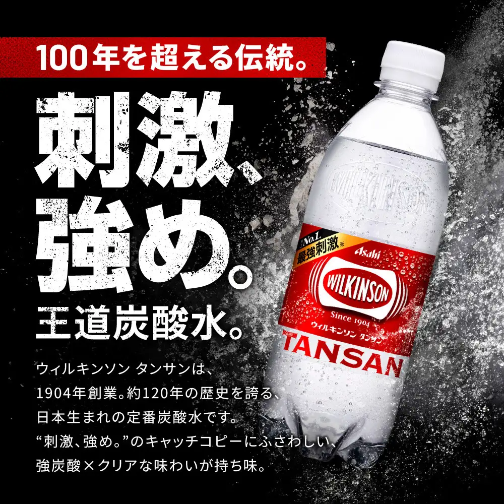 アサヒ飲料 ウィルキンソン タンサン（500mlペットボトル×24本×2箱）