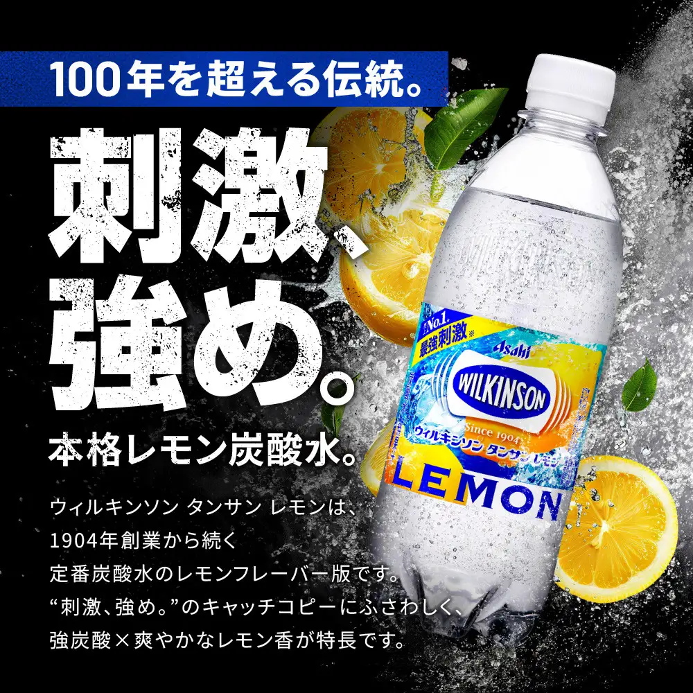 アサヒ飲料 ウィルキンソン タンサン レモン（500mlペットボトル×24本×2箱）
