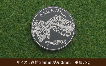 ボールマーカー T-REX(PAGANICA TOOLS) 瑞浪市 / ジオニック ゴルフ 化石 マーカー [AZBQ027]