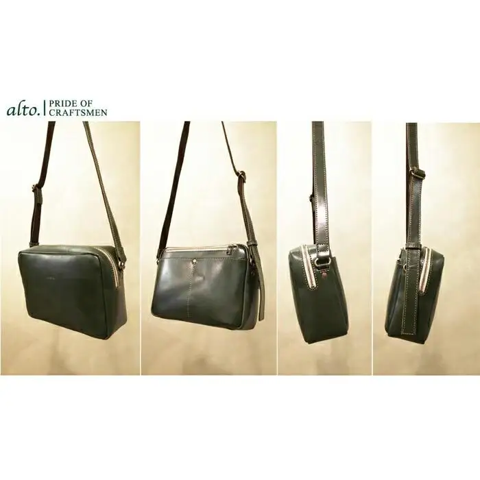 【alto.】BOX型ショルダーバッグ　AMSB-1151（グリーン）