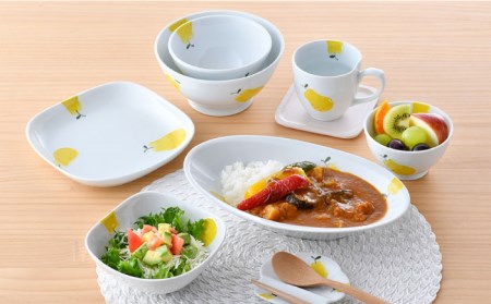 【波佐見焼】ラフランス いれこ碗 茶碗 ボウル カレー皿 マグカップ ホームセット 食器 皿 【松幸陶芸】 [HB43] 波佐見焼