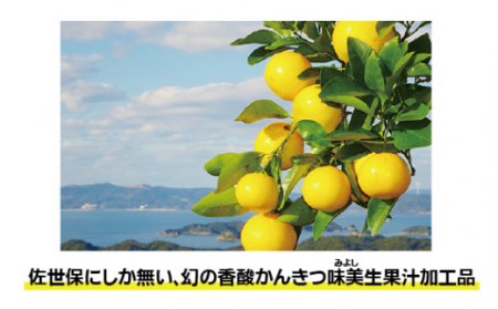 幻の香酸かんきつ味美(新種和レモン)を使ったみよポン5本