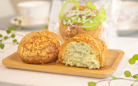 じんだんクッキーシュー 5個入 『じんだん本舗大江』 スイーツ 菓子 ずんだ 山形県 南陽市 [1685]
