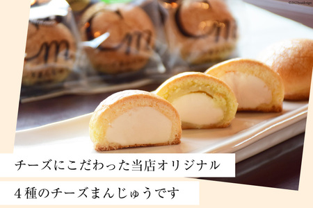 SEIKADOがお届けするオリジナル4種のチーズまんじゅうセット [Sweets cafe SEIKADO 宮崎県 日向市 452060813]