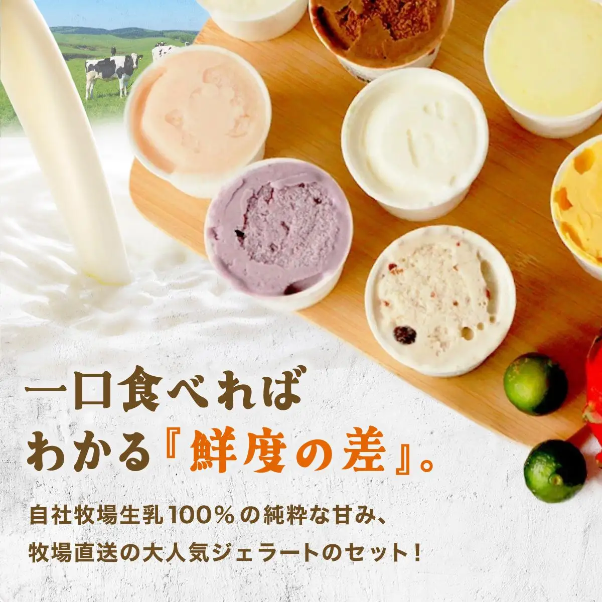 石垣島ミルミル本舗 南の島から島素材ジェラート！【定番人気セット 12個入り】（1個 132ml）　Z-7　