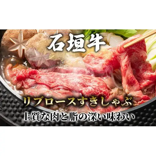 TA-4 石垣牛リブロースすきしゃぶ肉400g（担たん亭）