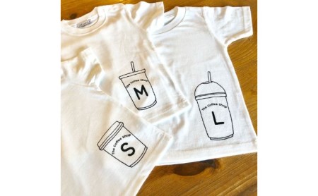 3人兄弟姉妹でおそろい/コーヒーカップ S×M×L プリント/ Tシャツ3枚組ギフトセット【出産祝い・誕生日・ギフト・プレゼント】 80cm×100cm×110cm